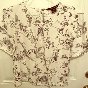 COPY - French connection blouse with Parisian pri…